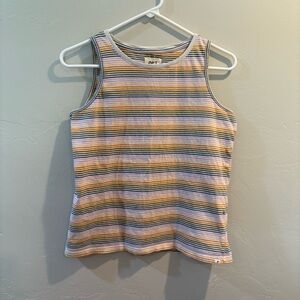Pact Organic Cotton Striped Sleeveless Top